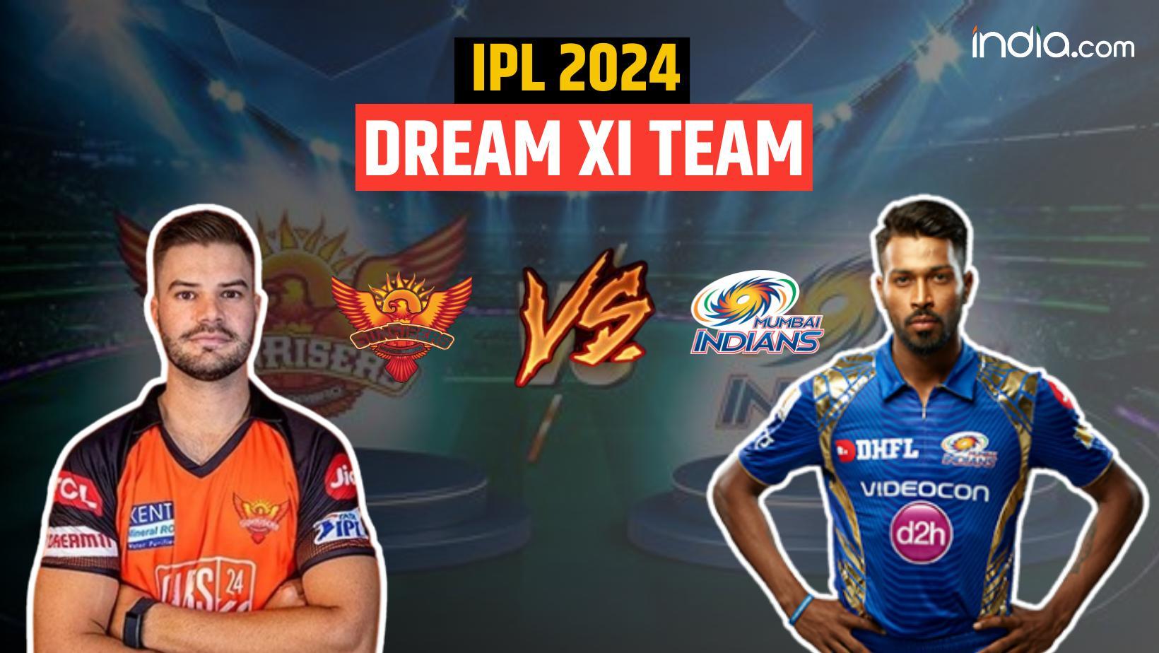 SRH vs MI IPL 2024 Dream11 Prediction: Sunrisers Hyderabad vs Mumbai Indians predicted playing XI