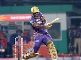 IPL 2024- KKR के मैच में आंद्रे रसल का तूफान, सिर्फ 25 बॉल में ठोके 64 रन, छक्कों की बारिश
