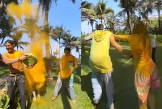 Disha Plays Holi With Tiger And Akshay, Viral Video Shows 'Too Much Fun' - Watch
