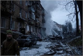 Russia Launches Massive Missile Attack in Kyiv; Over Dozen Injured