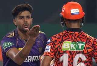 Harshit Rana's Flying Kiss Celebration Against Mayank Agarwal Goes Viral - WATCH
