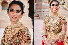 Isha Ambani Wears a Bejewelled Blouse With Her Lehenga by AJSK And We Can't Even... - Check Viral Video of Its Making