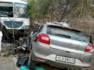 5 Killed As Car Collides With Haryana Roadways Bus In Rewari