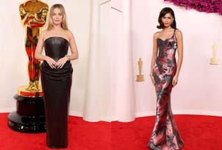 Oscars 2024 Best Red Carpet Moments: Margot Robbie Finally Ditches Barbie's Pink For Black, Zendaya Brings Shimmer in Giorgio Armani Column Dress - See PICS