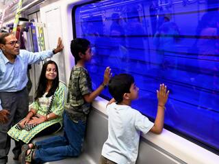 VIDEO: Kolkata Underwater Metro Train Opens For Public; Commutters Chant 'Modi Ki Guarantee'