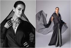 Lakme Fashion Week 2024: Dia Mirza Exudes Timeless Charm Wearing Repurposed Necklace Made of Antique Watch Dials - SEE PICS
