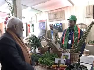 PM Modi Attends 'Viksit Bharat Viksit Jammu Kashmir Program'; Interacts With Local Craftsmen