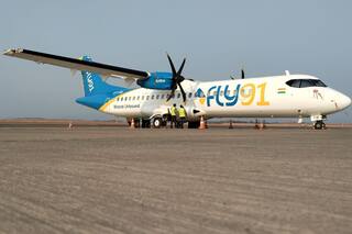 Fly91 Airline's Inaugural Flight Flagged Off, Scheduled Flights To Start From March 18
