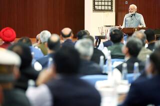 PM Modi Chairs Brainstorming Session With Council of Ministers On Vision Document 'Viksit Bharat 2047'