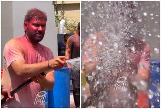 WATCH | Where is Hardik? MI Share Clip of 'Real Captain' Rohit Playing Holi
