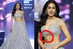 LFW 2024: Sara Ali Khan Flaunts Her Burn Mark in Glitzy Lehenga
