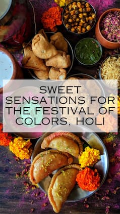 Sweet Sensations For The Festival of Colors, Holi