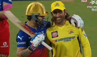 CSK vs RCB IPL 2024 मैच के दौरान MS Dhoni के गले लगे विराट कोहली, फैंस को याद आए बीते दिन