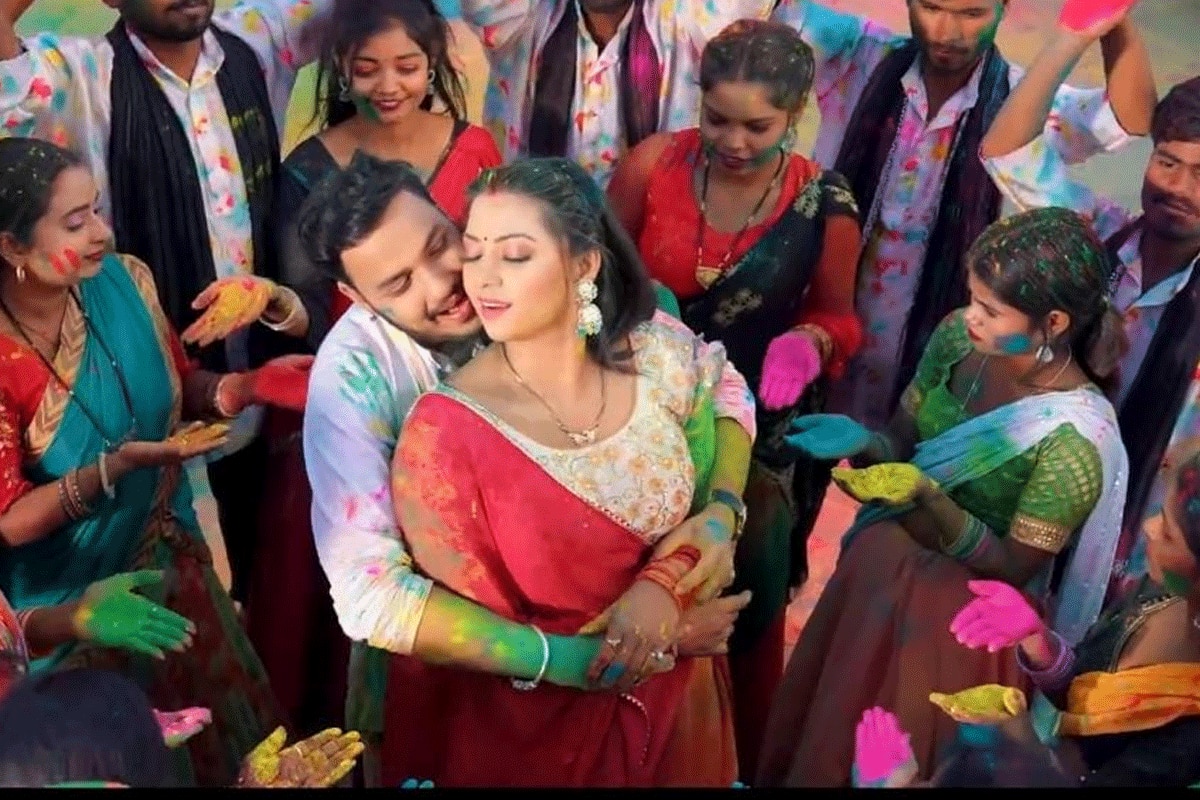 Bhojpuri Holi Song:  होली के रंग में डूबे अंकुश राजा,  भाभी के संग ठिठोली वाला वीडियो वायरल