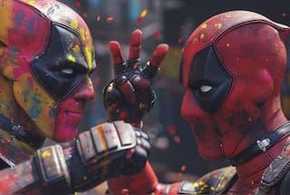 Holi 2024 with a Twist! AI Shows Deadpool & Wolverine Enjoying India's Festival of Colors