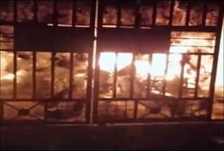 VIDEO: Two Children, Married Couple Killed After Fire Breaks Out In Residential Building In Delhi's Shastri Nagar Area
