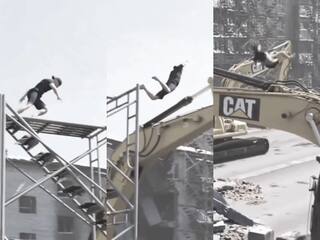 लड़के ने दिखाया ऐसा स्टंट आंखें फटी रह जाएंगी, कलाबाजियां हिला ना दे तो कहना | देखें वीडियो