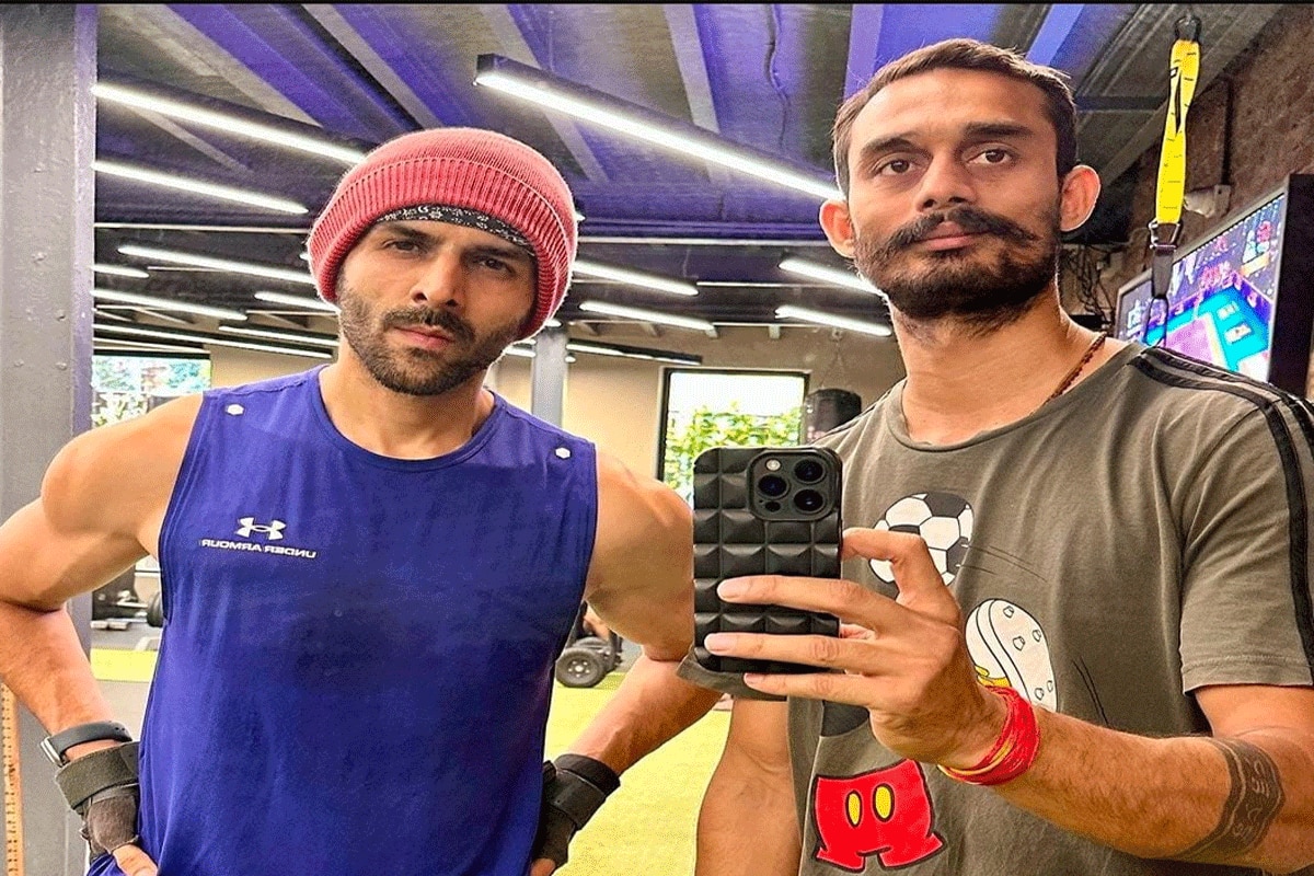 Chandu Champion की शूटिंग के बाद भी कार्तिक आर्यन के ऊपर सवार है फिटनेस का जुनून, देखें फोटो