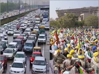 किसान महापंचायत के कारण दिल्ली में जगह-जगह लगा जाम, DND पर बढ़ा ट्रैफिक, जानें- लेटेस्ट अपडेट