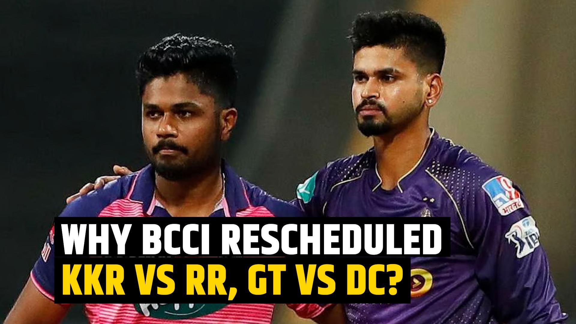 IPL 2024: Why BCCI reschedules KKR vs RR, GT vs DC matches?