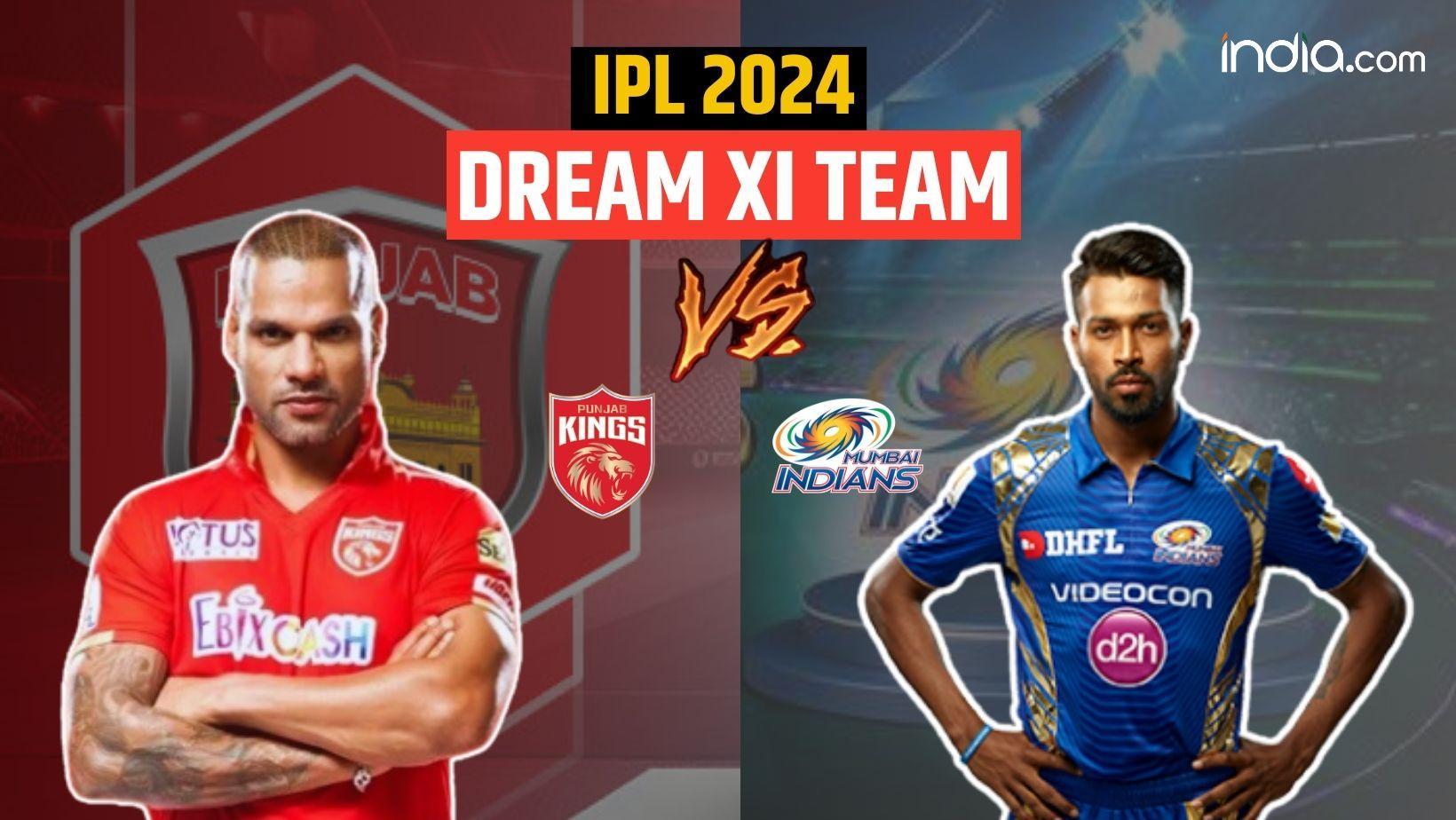 IPL 2024: PBKS vs MI: Match 33 Dream11 Predictions, Fantasy Tips, Teams, Pitch Report