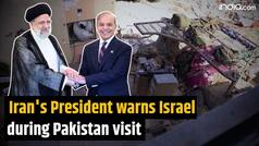 Iran- Israel war: Iran President Ebrahim Raisi warns Israel during Pakistan visit