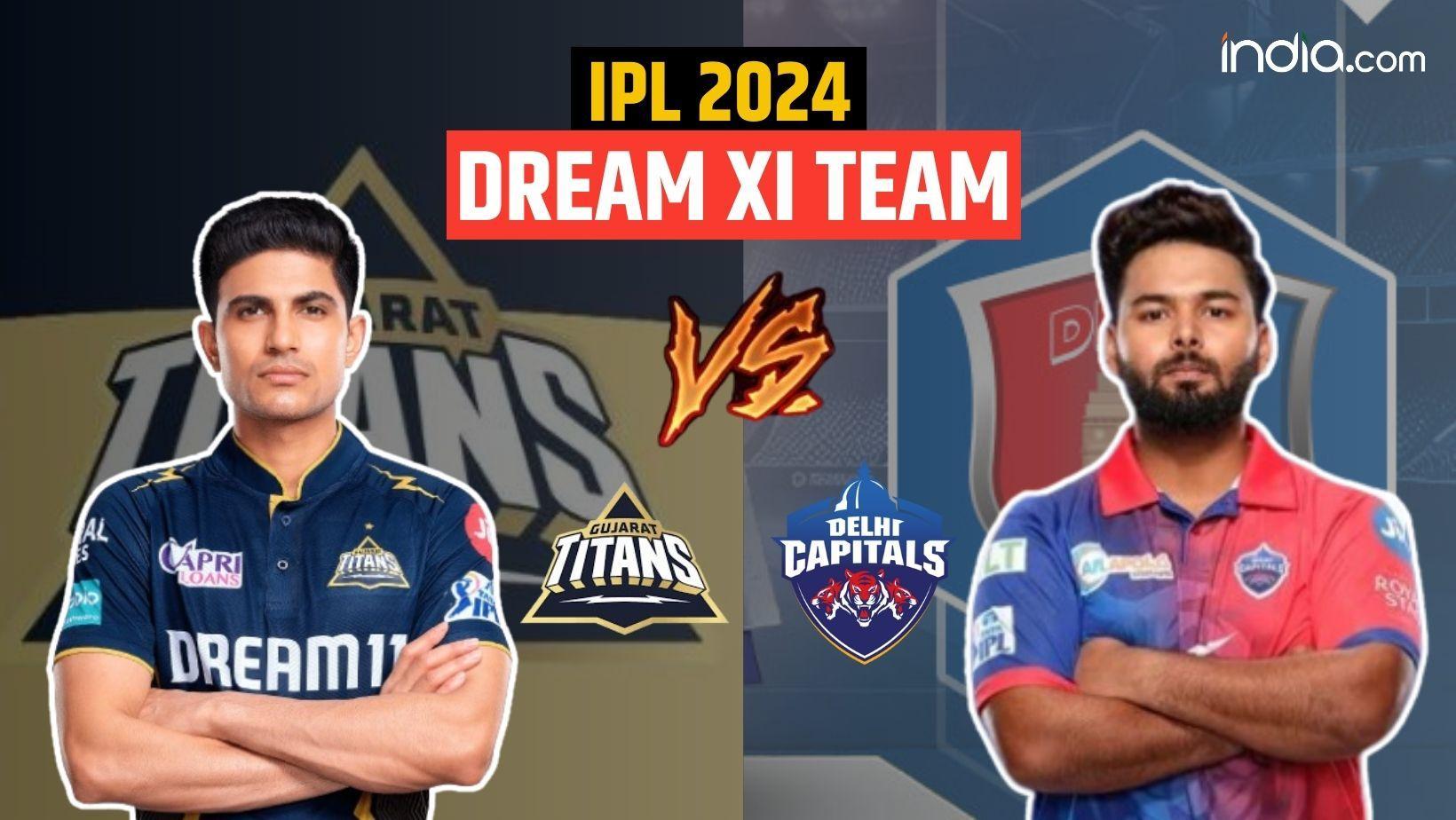IPL 2024 DC vs GT Match 40 Dream11 Predictions, Fantasy Tips, Teams