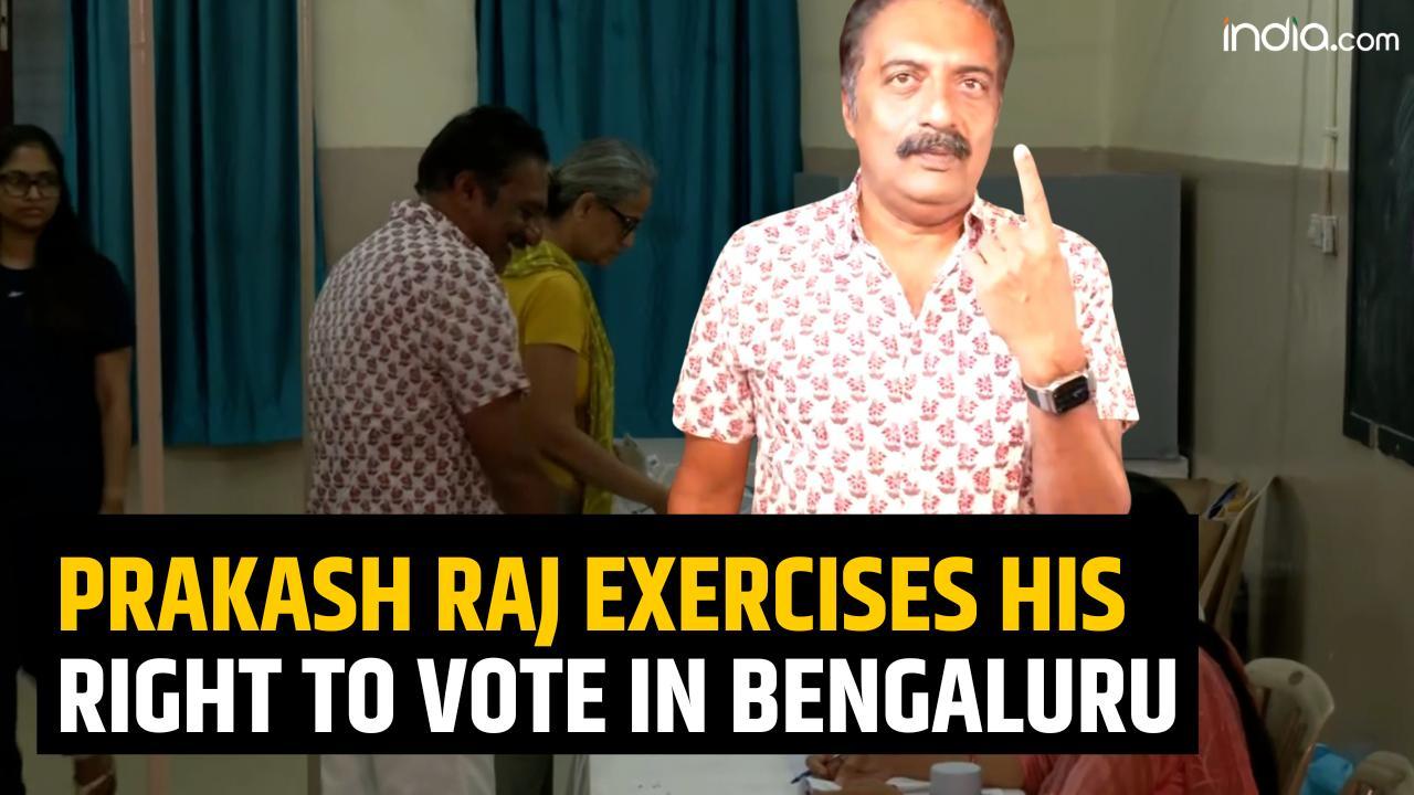 Lok Sabha Elections 2024: Prakash Raj casts vote in Bengaluru