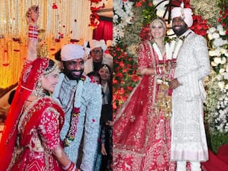 Video : एक्ट्रेस आरती सिंह और दीपक चौहान की शादी की तस्वीरें आईं सामने, गोविंदा की एंट्री ने सबको किया सरप्राइज