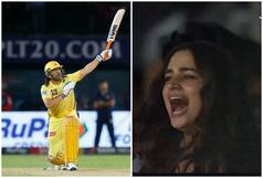 WATCH | 'Yellove'ly Support For Mahi': Ayesha Khan CHEERS For MS Dhoni at Vizag