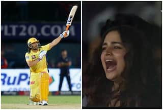 WATCH | 'Yellove'ly Support For Mahi': Ayesha Khan CHEERS For MS Dhoni at Vizag