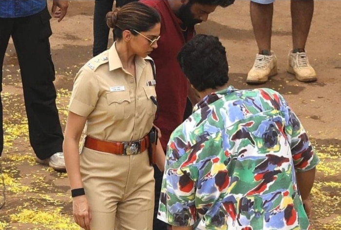 Deepika Flaunts Baby Bump in Uniform, Check Out Pics From Sets of Singham Again