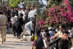 Lathi Charge on Salman Khan's Fans Outside Galaxy on Eid - Watch Viral Video
