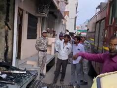 VIDEO: 2 Kids Among 7 Of Family Die Of Asphyxiation In Major Fire At Maharashtra Shop