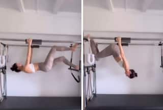 Ananya Panday's Pilates Session Gets an Upgrade as She Tries Cadillac Walkover For The First Time- WATCH