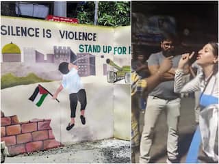WATCH: Jewish Tourist In Verbal Tussle With Locals Over Pro-Palestine Murals In Kerala's Kochi; 2 Foreigners Booked