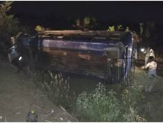21 Injured As Bus Carrying Home Guards, Cops For Poll Duty Rams Truck, Overturns In MP's Betul