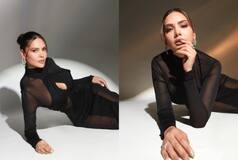Esha Gupta is a Cat Woman of Our Dreams in an Exquisite Rs 1.15 Lakh Semi-Sheer Gown- PICS