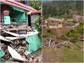 J-K: Sudden 'Sinking Of Land' Wreaks Havoc In Ramban Village; Over 50 Houses, Critical Power Infra Damaged | Video