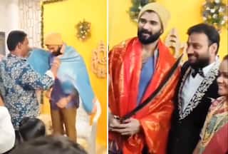Vijay Deverakonda Celebrates Bodyguard's Wedding Reception with Style; Poses with a Sword - Watch
