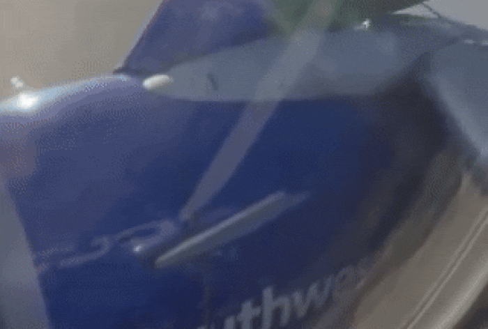 TERRIFYING VIDEO: Boeing Jet's Engine Cover Falls Off, Strikes Wing Flap During Takeoff