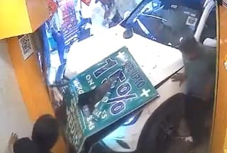 On Cam: Speeding Mercedes SUV Rams Into Fateh Kachori Shop in Delhi's Civil Lines