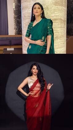 6 Elegant Shruti Haasan Saree Looks For Any Wedding Festivities
