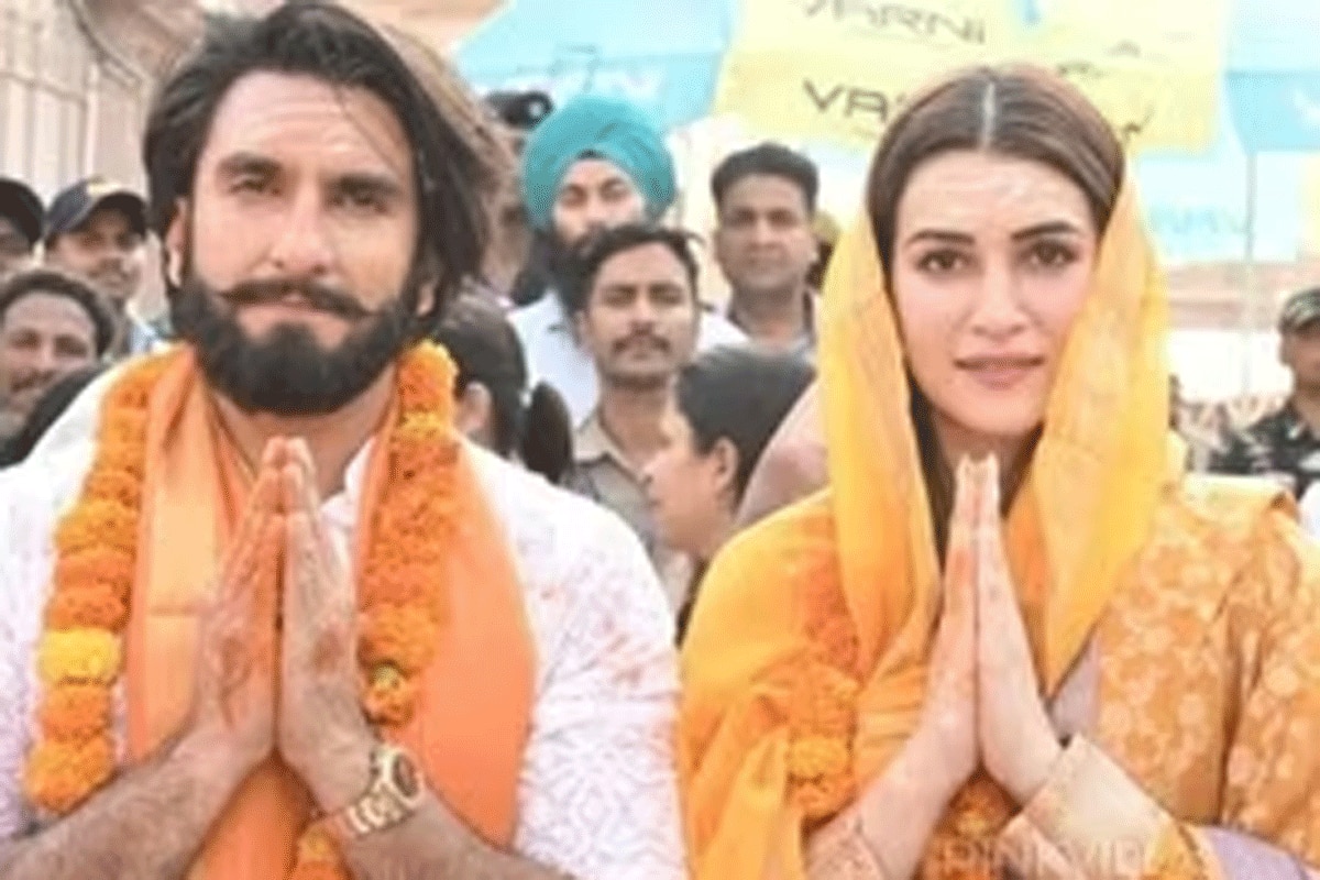 Ranveer Singh- Kriti Sanon ने वाराणसी में की पूजा-अर्चना, मनीष मल्होत्रा ​​के लिए रैंप वॉक से पहले लिया आशीर्वाद