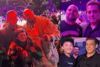 Salman Enjoys Happy Evening in Dubai Amid Death Threats, Meets Sanjay Dutt's Son