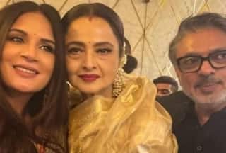 Rekha's Sweet Gesture For Richa Chadha At SLB's Heeramandi Premiere Is Winning Hearts Online - WATCH
