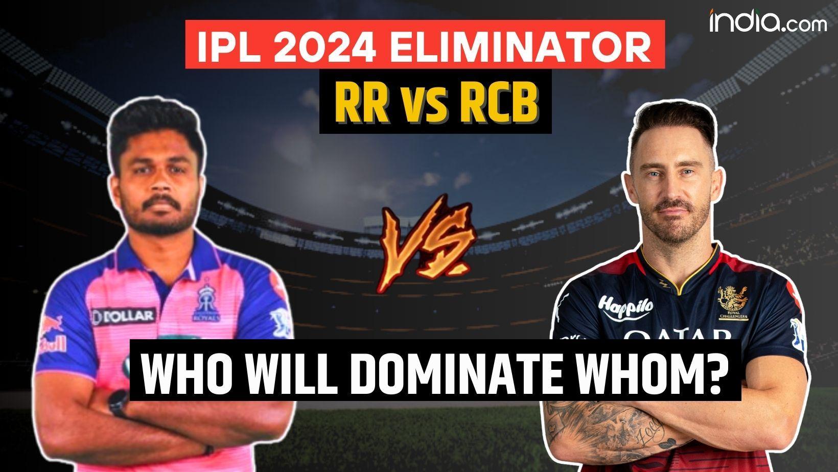 RR vs RCB, IPL 2024 Eliminator: Match Prediction, team, head to head