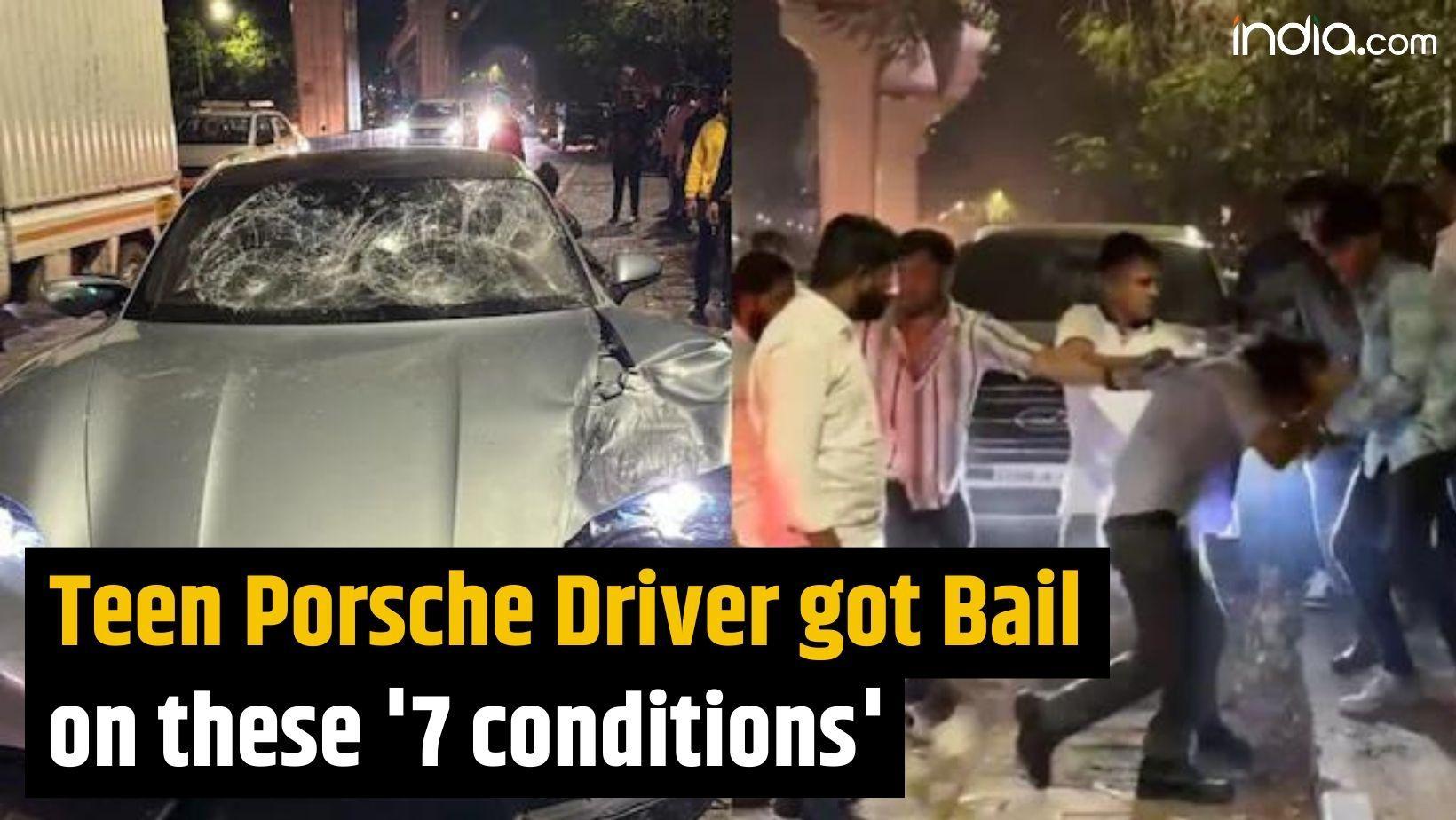 Pune Porsche crash: With 7 Conditions, Teen Porsche Driver Got Bail