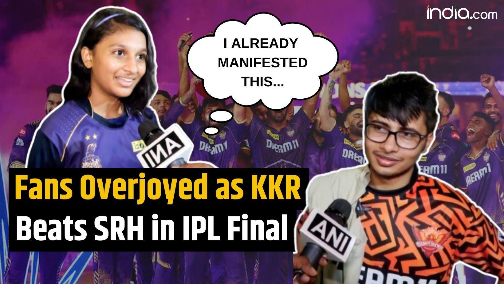 KKR vs SRH IPL Final: Fans react as Kolkata Knight Riders beats Sunrisers Hyderabad by 8 wickets