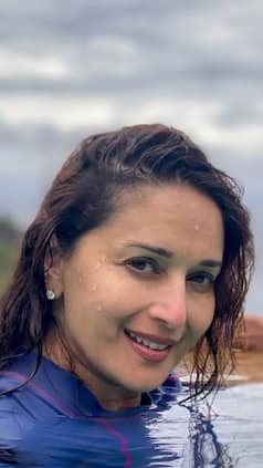 8 Madhuri Dixit's No Makeup Looks That Prove She Is A Natural Beauty
